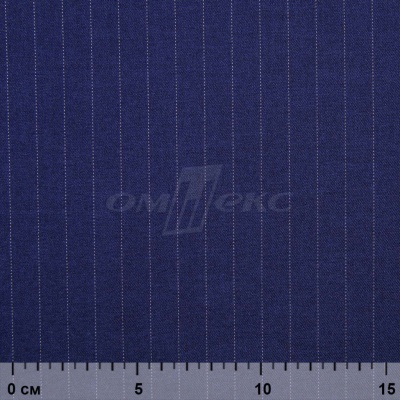 Костюмная ткань "Жаклин", 188 гр/м2, шир. 150 см, цвет тёмно-синий - купить в Тобольске. Цена 430.84 руб.