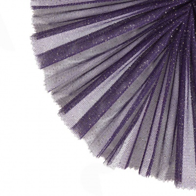 Сетка Глиттер, 24 г/м2, шир.145 см., пурпурный - купить в Тобольске. Цена 117.24 руб.