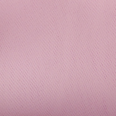 Фатин матовый 16-12, 12 гр/м2, шир.300см, цвет нежно-розовый - купить в Тобольске. Цена 97.30 руб.