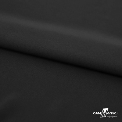 Плательная ткань "Невада", 120 гр/м2, шир.150 см, цвет чёрный - купить в Тобольске. Цена 254.22 руб.