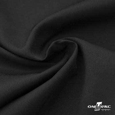 Ткань сорочечная Альто, 115 г/м2, 58% пэ,42% хл, окрашенный, шир.150 см, цв. чёрный  (арт.101) - купить в Тобольске. Цена 273.15 руб.