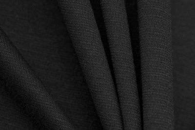 Трикотаж "Grange" BLACK 1# (2,38м/кг), 280 гр/м2, шир.150 см, цвет чёрно-серый - купить в Тобольске. Цена 870.01 руб.