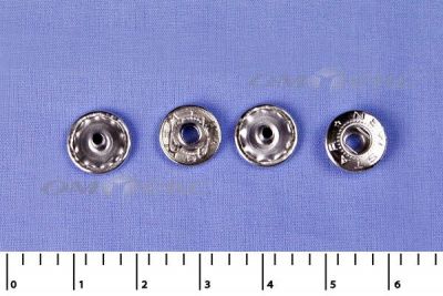 Кнопки металл Ф-12,5 (1440 +/-20 шт) "альфа" никель с рисунком - купить в Тобольске. Цена: 2 853.69 руб.