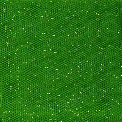 Сетка Глиттер, 24 г/м2, шир.145 см., зеленый - купить в Тобольске. Цена 117.24 руб.