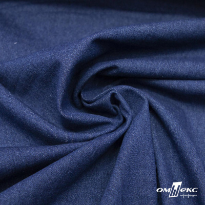 Ткань костюмная "Джинс", 315 г/м2, 100% хлопок, шир. 150 см,   Цв. 7/ Dark blue - купить в Тобольске. Цена 588 руб.
