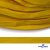 Шнур плетеный (плоский) d-12 мм, (уп.90+/-1м), 100% полиэстер, цв.269 - жёлтый - купить в Тобольске. Цена: 8.62 руб.