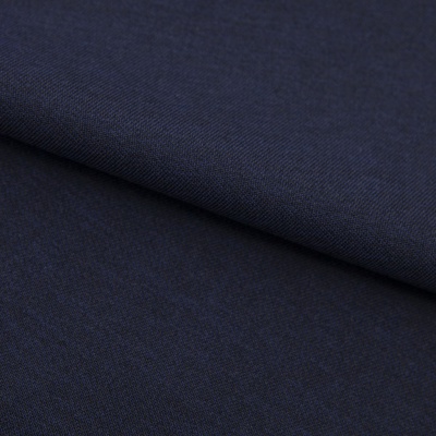 Ткань костюмная 26150 2009, 214 гр/м2, шир.150см, цвет т.синий - купить в Тобольске. Цена 358.58 руб.