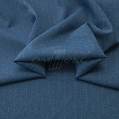 Костюмная ткань "Жаклин", 188 гр/м2, шир. 150 см, цвет серо-голубой - купить в Тобольске. Цена 430.84 руб.