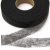 Прокладочная лента (паутинка) DF23, шир. 15 мм (боб. 100 м), цвет чёрный - купить в Тобольске. Цена: 1.13 руб.