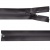 Молния водонепроницаемая PVC Т-7, 60 см, разъемная, цвет (301) т.серый - купить в Тобольске. Цена: 49.39 руб.