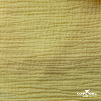 Ткань Муслин, 100% хлопок, 125 гр/м2, шир. 135 см (12-0824) цв.лимон нюд - купить в Тобольске. Цена 337.25 руб.
