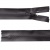Молния водонепроницаемая PVC Т-7, 20 см, неразъемная, цвет (301)-т.серый - купить в Тобольске. Цена: 21.56 руб.