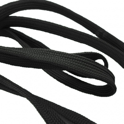 Шнурки т.5 110 см черный - купить в Тобольске. Цена: 23.25 руб.