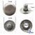 Кнопка металлическая "Альфа" с пружиной, 15 мм (уп. 720+/-20 шт), цвет никель - купить в Тобольске. Цена: 1 481.69 руб.