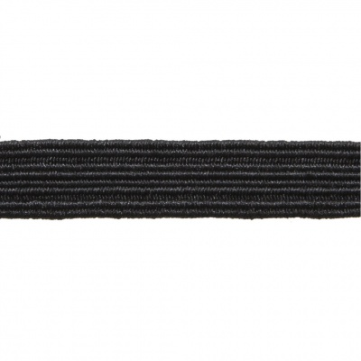 Резинка продежка С-52, шир. 7 мм (в нам. 100 м), чёрная  - купить в Тобольске. Цена: 637.57 руб.