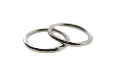 Кольцо металлическое d-32 мм, цв.-никель - купить в Тобольске. Цена: 3.57 руб.