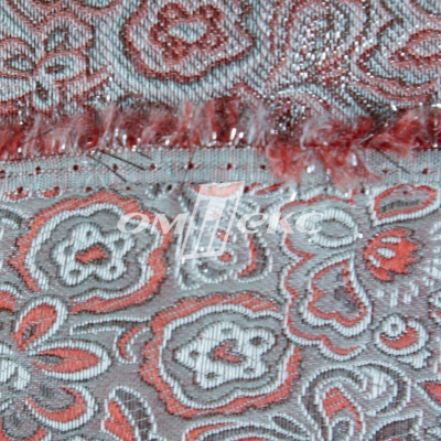 Ткань костюмная жаккард, 135 гр/м2, шир.150см, цвет красный№12 - купить в Тобольске. Цена 441.92 руб.