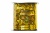 Пайетки "ОмТекс" на нитях, SILVER SHINING, 6 мм F / упак.91+/-1м, цв. 48 - золото - купить в Тобольске. Цена: 356.19 руб.