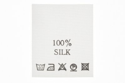 Состав и уход 100% Silk 200 шт - купить в Тобольске. Цена: 232.29 руб.