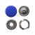 Кнопка рубашечная (закрытая) 9,5мм - эмаль, цв.168 - голубой - купить в Тобольске. Цена: 4.77 руб.