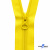 Спиральная молния Т5 131, 18 см, автомат, цвет жёлтый - купить в Тобольске. Цена: 8.41 руб.