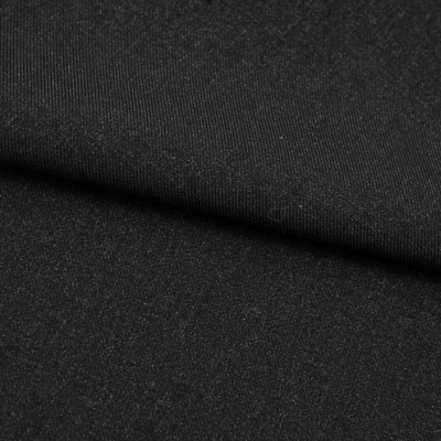 Ткань костюмная 24880 2022, 220 гр/м2, шир.150см, цвет чёрный - купить в Тобольске. Цена 446.45 руб.