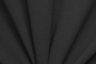 Костюмная ткань с вискозой "Бриджит", 210 гр/м2, шир.150см, цвет чёрный - купить в Тобольске. Цена 564.96 руб.