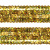 Тесьма с пайетками D16, шир. 20 мм/уп. 25+/-1 м, цвет золото - купить в Тобольске. Цена: 778.19 руб.