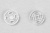 Кнопки пришивные пластиковые 11,5 мм, блистер 24шт, цв.-прозрачные - купить в Тобольске. Цена: 59.44 руб.