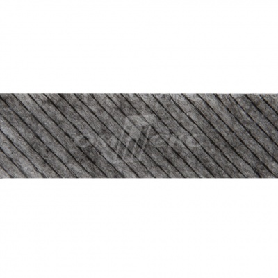 KQ217N -прок.лента нитепрошивная по косой 15мм графит 100м - купить в Тобольске. Цена: 2.27 руб.
