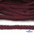 Шнур плетеный d-6 мм круглый, 70% хлопок 30% полиэстер, уп.90+/-1 м, цв.1070-бордовый - купить в Тобольске. Цена: 588 руб.